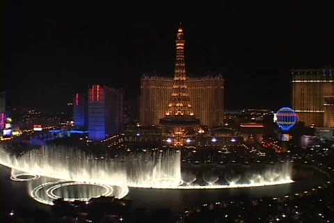 Las Vegas Paris Hotel Pool Party Swimming Stock Footage SBV-315678013 -  Storyblocks