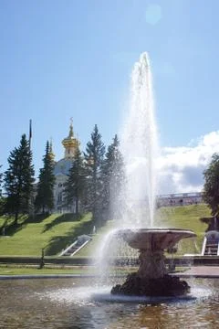 Fountains. Statues and monuments of St. Petersburg. City St. Pet Stock-Fotos
