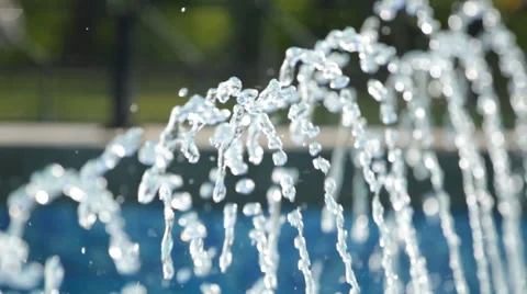 Fountains of a water in Kiev Stock-Footage 44254034