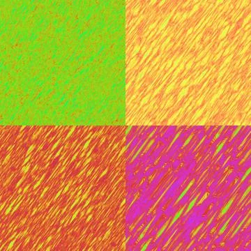 Four abstract patterns Stock Illustration