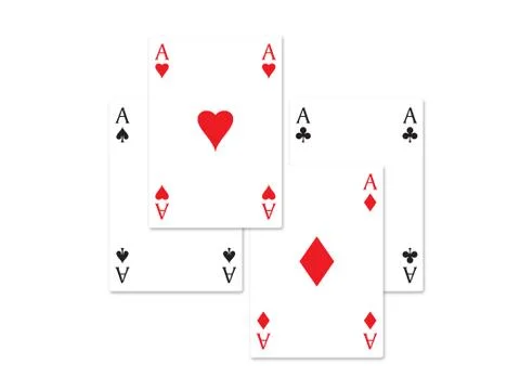 Four aces Stock Illustration