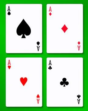 The Four Aces Stock Illustration