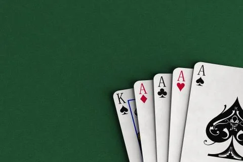 Four aces Stock Photos