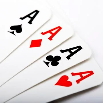 Four Aces Stock Photos