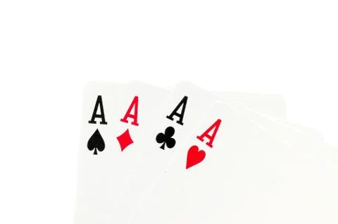 Four aces Stock Photos