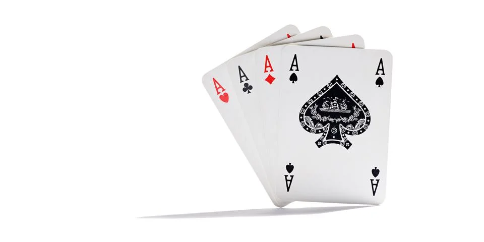 Four aces Stock Photos