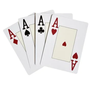 Four aces Stock Photos