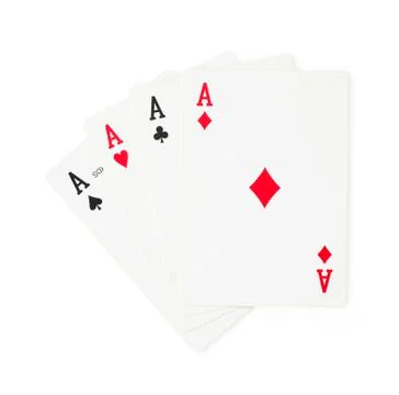 Four aces Stock Photos