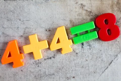 Four add four Stock Photos
