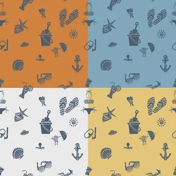 Four Background in Different Colors Four Background in Different Colors, S... Foto stock