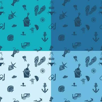 Four Background in Different Colors Four Background in Different Colors, S... Foto stock