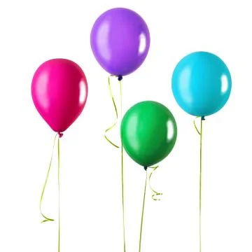 Four balloons Stock Photos