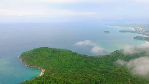 Four beaches viewpoint Stock Footage
