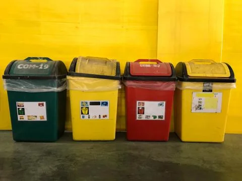 The four Bin Stock Photos
