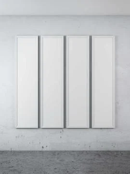 Four blank posters Stock-Illustration