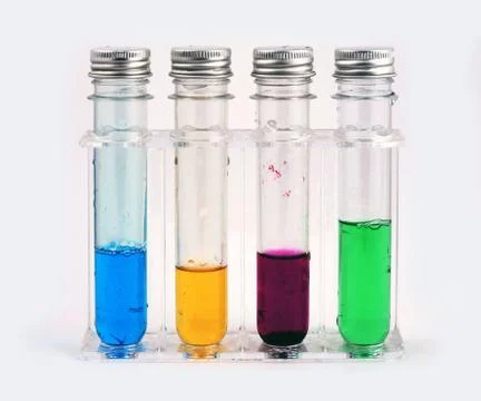 Four bottles Stock Photos