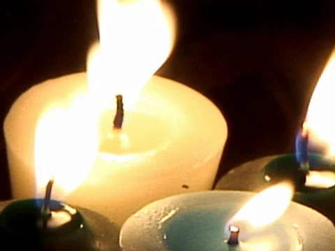 Four Candles 1 Video stock 489861