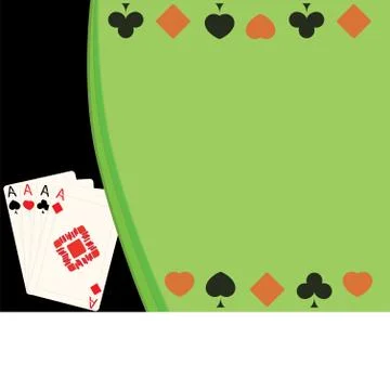 Four cards 스톡 일러스트