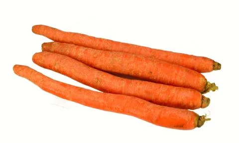 Four carrots Stock Photos