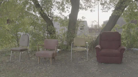 Four Chairs 스톡 동영상 33845389