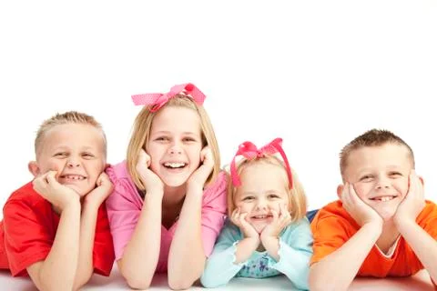 Four children Stock-Fotos
