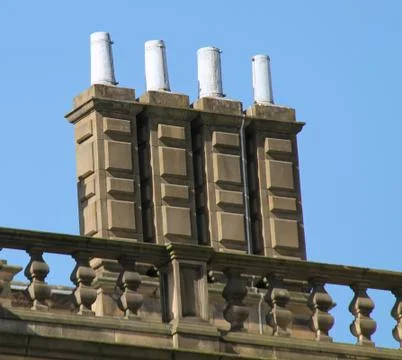Four Chimneys. Foto stock