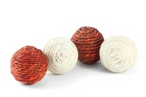 Four clews for knitting Stock Photos