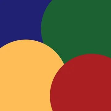 Four color circle background Stock Illustration