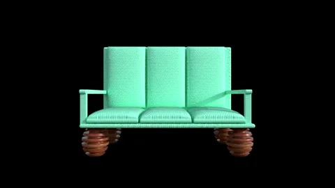 Four Color Modern Sofa Stock-Footage 344806680