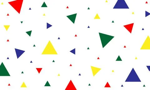Four colored triangles for juneteenth Stock Illustration