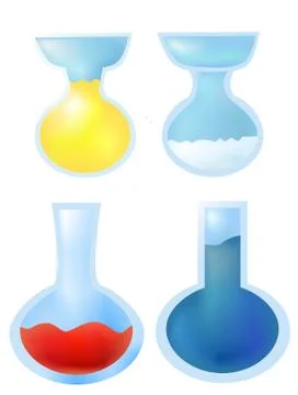 Four concoction Stock Illustration