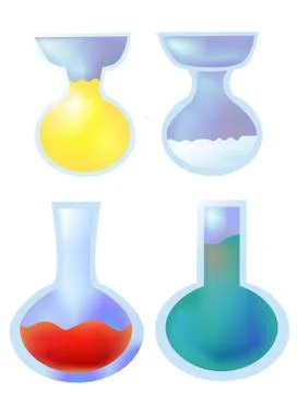 Four concoction Stock Illustration