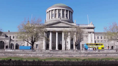 Four Courts Dublin in Summer Vidéo 22897803