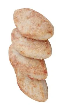 Four Cutlet Isolated Foto stock