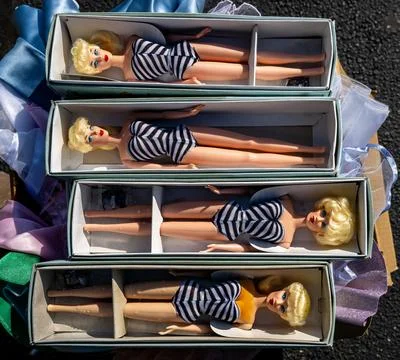 Four Dolls 스톡 사진