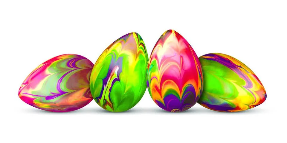 Four easter eggs An image of four colorful easter eggs Copyright: xZoonar.... Foto stock
