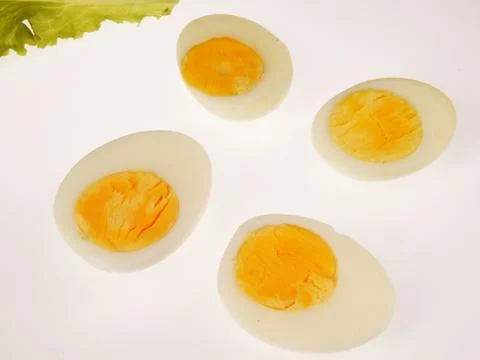 Four eggs Stock Photos
