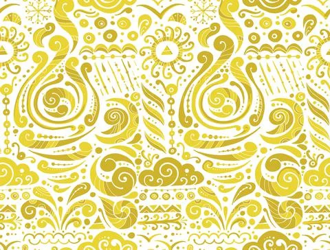 Four elements concept. Air design background. Seamless pattern print Stock Illustration