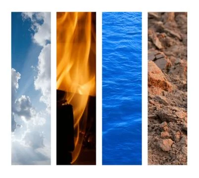 The four elements Stock Photos