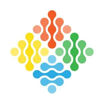 Four elements simple vector symbol. Abstract design concept of fire, air, water 스톡 일러스트