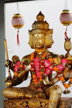 Four-faced brahma Stock Photos