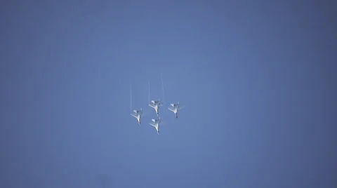 Four Fighters 2 Stock Footage 47689618