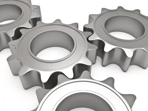 Four gears Stock Illustration