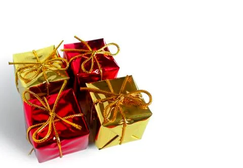 Four gifts Stock Photos