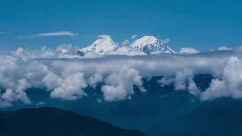 Four Girls Mountain Stock Footage 83795751
