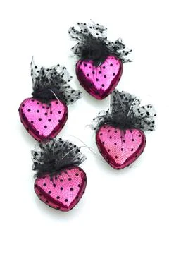 Four hearts Stock Photos