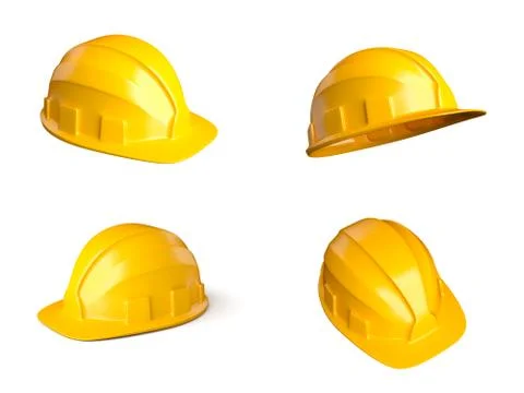 Four helmets Stock Illustration