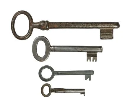 Four keys Stock Photos