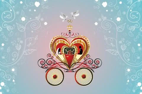 Four of a kind wedding Stock Illustration