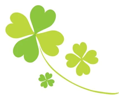 Four leaf clover Stock Illustration
